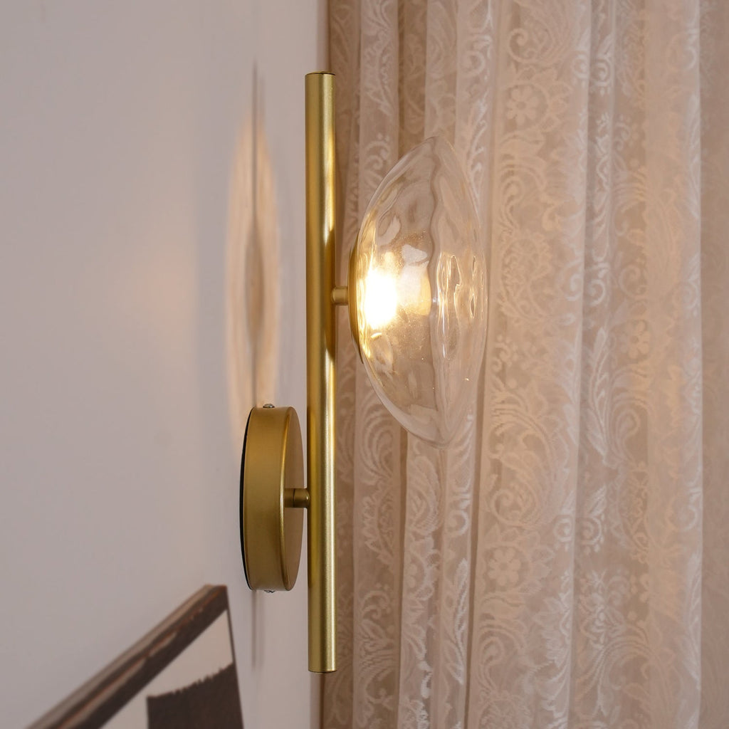 Noreva | Applique in Vetro Scultoreo con LED Integrato per Illuminazione Interni Moderni
