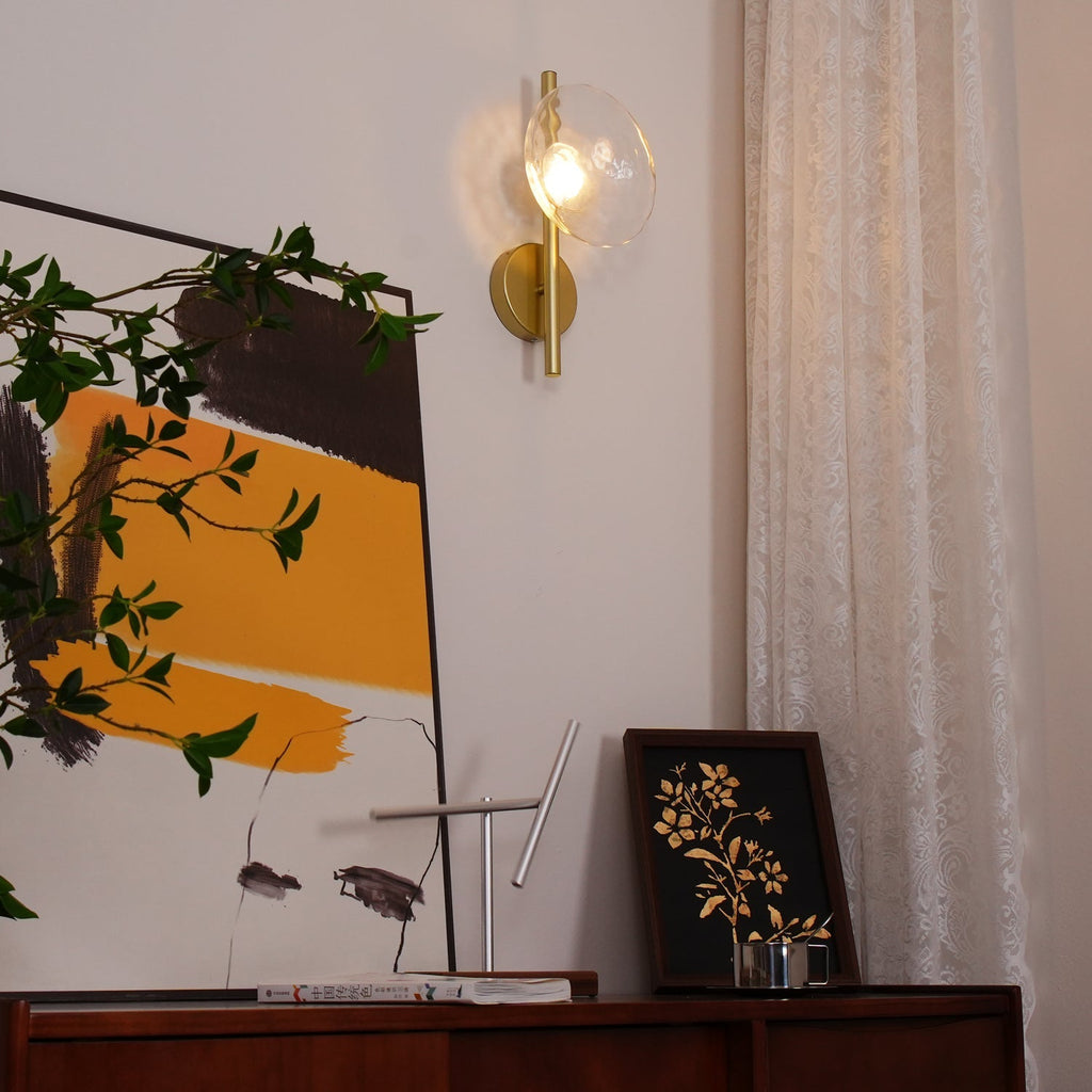 Noreva | Applique in Vetro Scultoreo con LED Integrato per Illuminazione Interni Moderni
