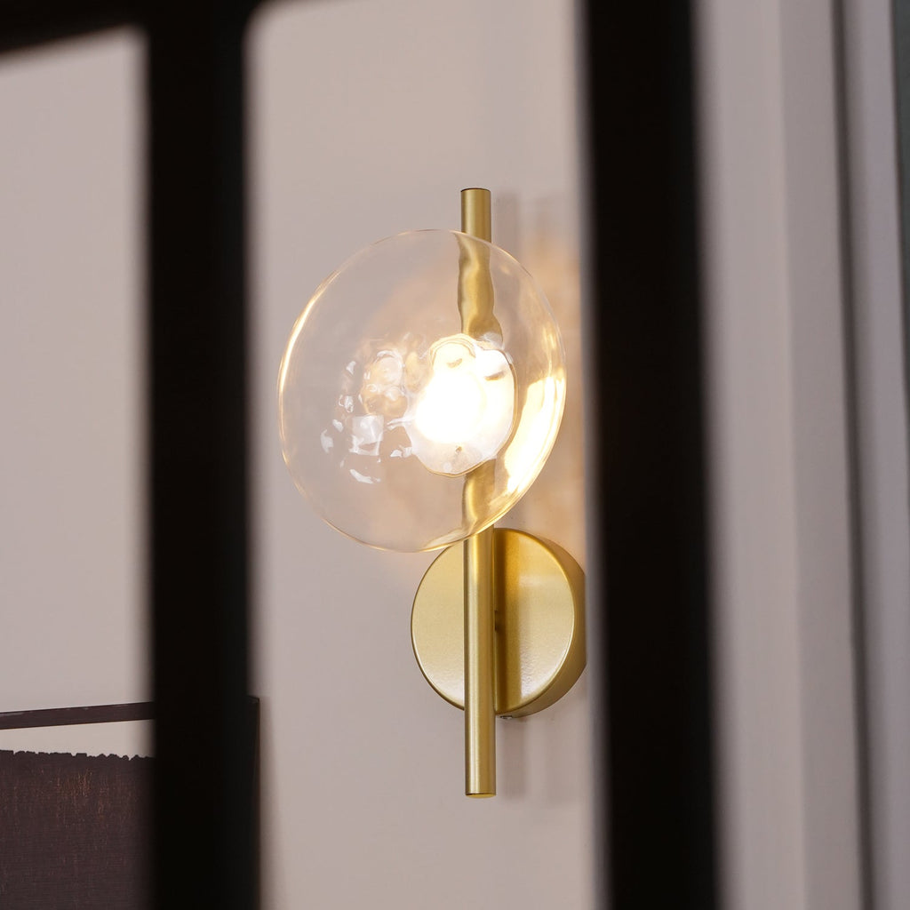 Noreva | Applique in Vetro Scultoreo con LED Integrato per Illuminazione Interni Moderni