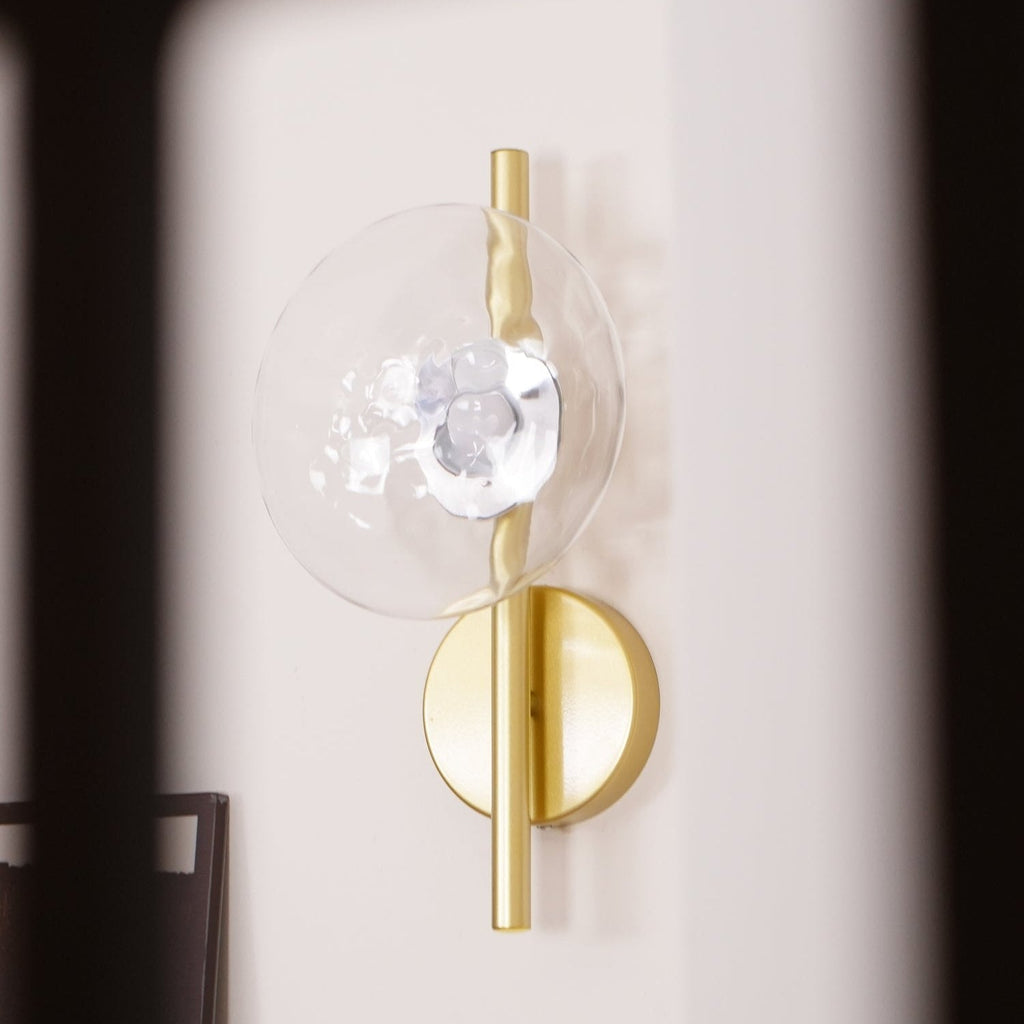 Noreva | Applique in Vetro Scultoreo con LED Integrato per Illuminazione Interni Moderni