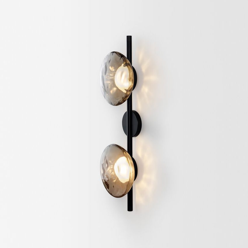 Noreva | Applique in Vetro Scultoreo con LED Integrato per Illuminazione Interni Moderni