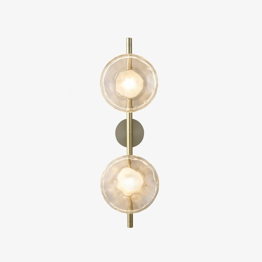 Noreva | Applique in Vetro Scultoreo con LED Integrato per Illuminazione Interni Moderni