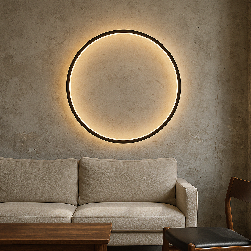 Lampada da Parete a Cerchio Moderno
