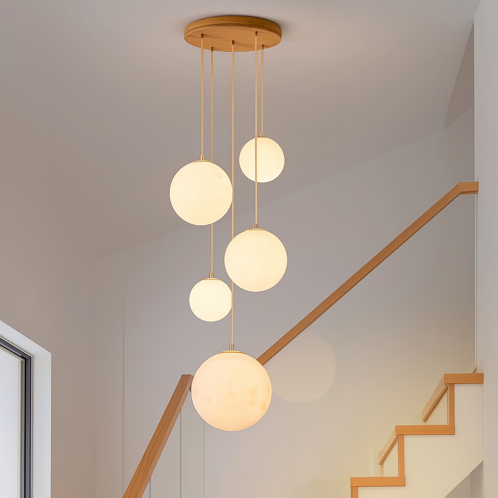 Lunavera - Lampadario Sferico per Scale