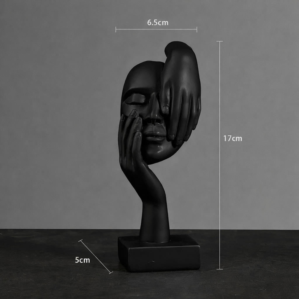 ThinkForm Scultura – Figura Decorativa Astratta Moderna in Resina