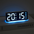LumiRipple – Orologio Sveglia LED Moderno e Silenzioso in Design Irregolare