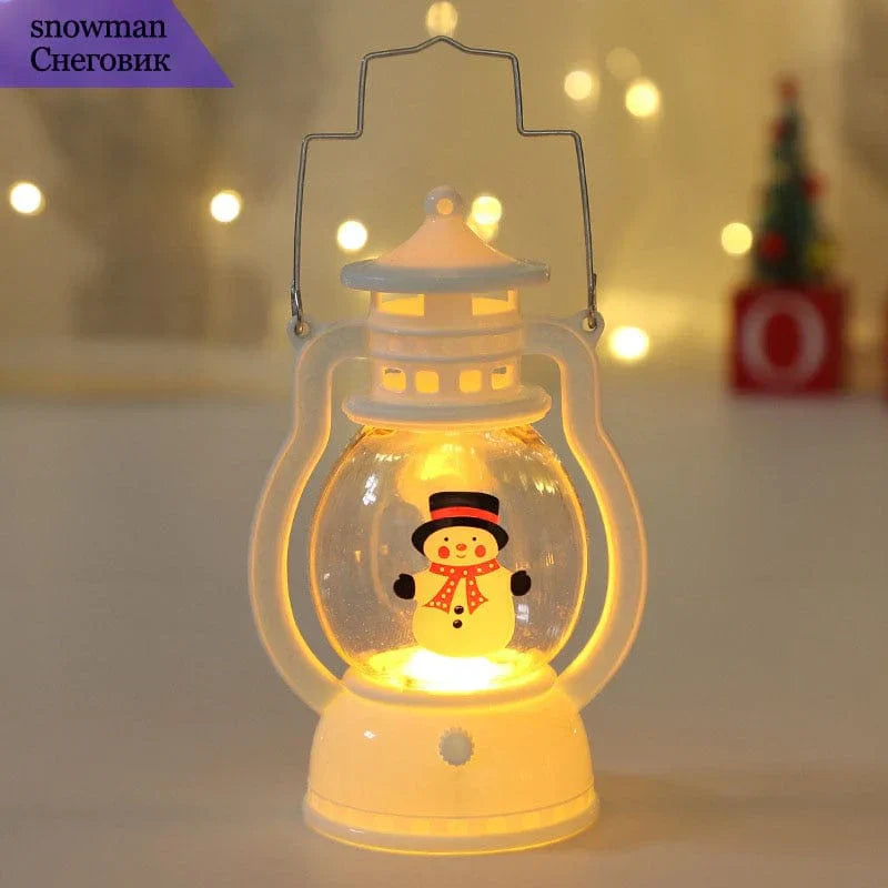 Lanterna di Natale con candele