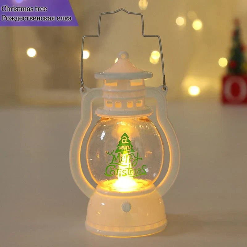 Lanterna di Natale con candele