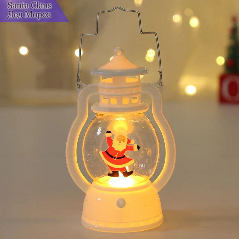 Lanterna di Natale con candele