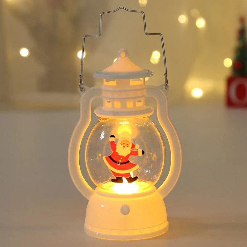 Lanterna di Natale con candele