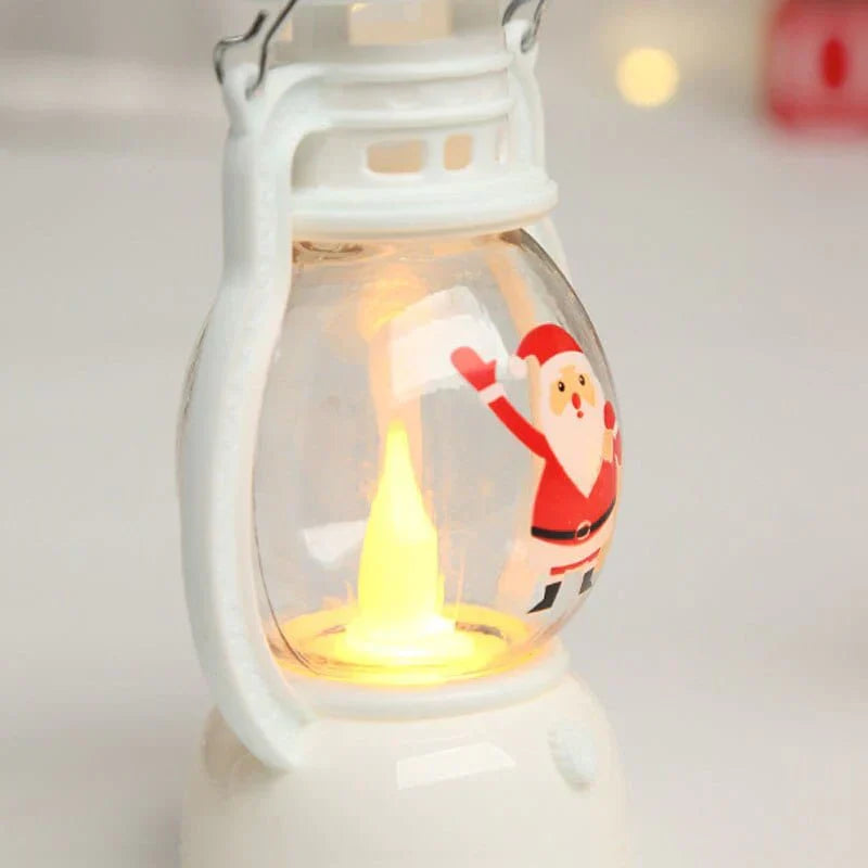 Lanterna di Natale con candele