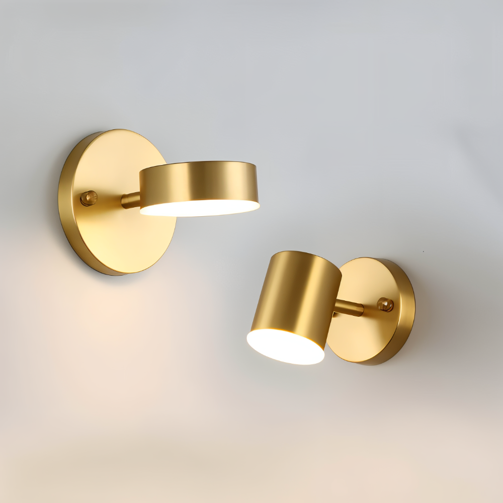 LumaCast – Applique Murale Cylindrique en Fer pour Intérieur | Projecteur LED au Design Moderne