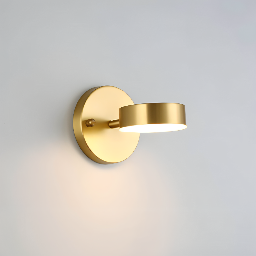 LumaCast – Applique Murale Cylindrique en Fer pour Intérieur | Projecteur LED au Design Moderne