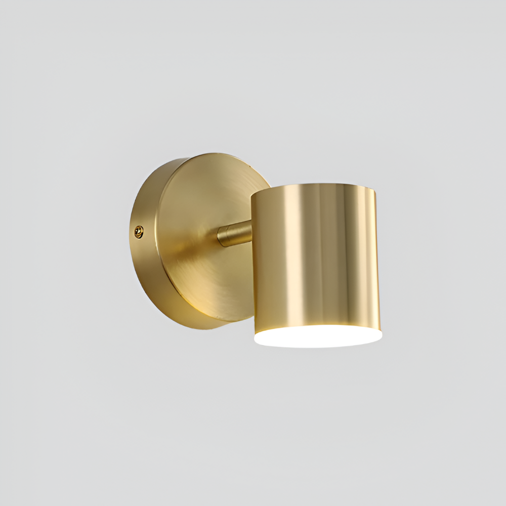 LumaCast – Applique Murale Cylindrique en Fer pour Intérieur | Projecteur LED au Design Moderne