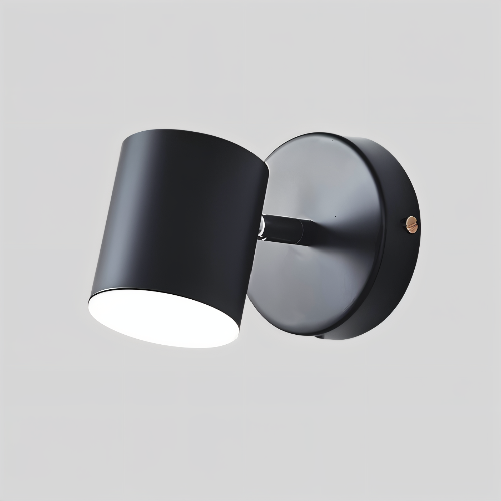 LumaCast – Applique Murale Cylindrique en Fer pour Intérieur | Projecteur LED au Design Moderne