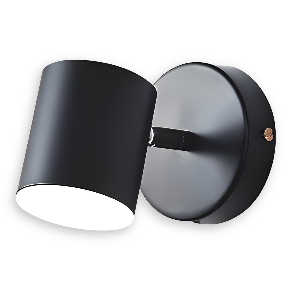 LumaCast – Applique Murale Cylindrique en Fer pour Intérieur | Projecteur LED au Design Moderne