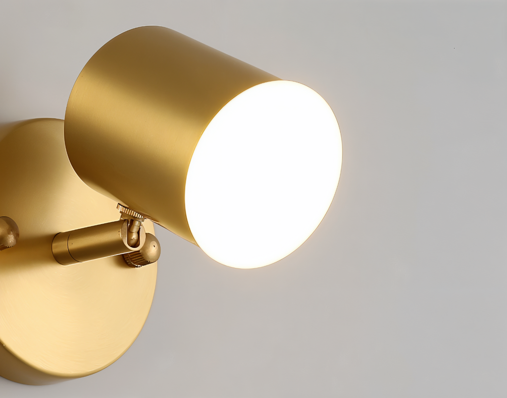 LumaCast – Applique Murale Cylindrique en Fer pour Intérieur | Projecteur LED au Design Moderne