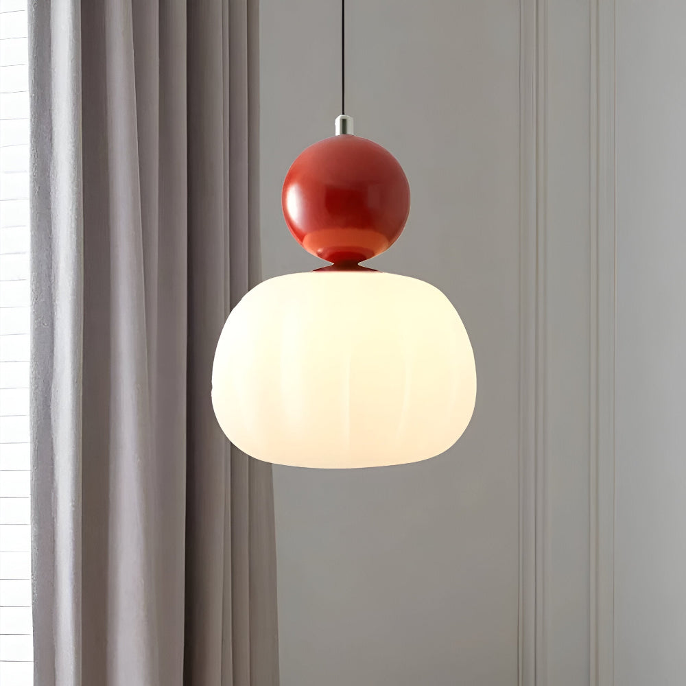 Crémura – Lampada a sospensione Art Deco classica in crema e metallo