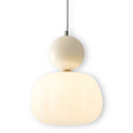 Crémura – Lampada a sospensione Art Deco classica in crema e metallo