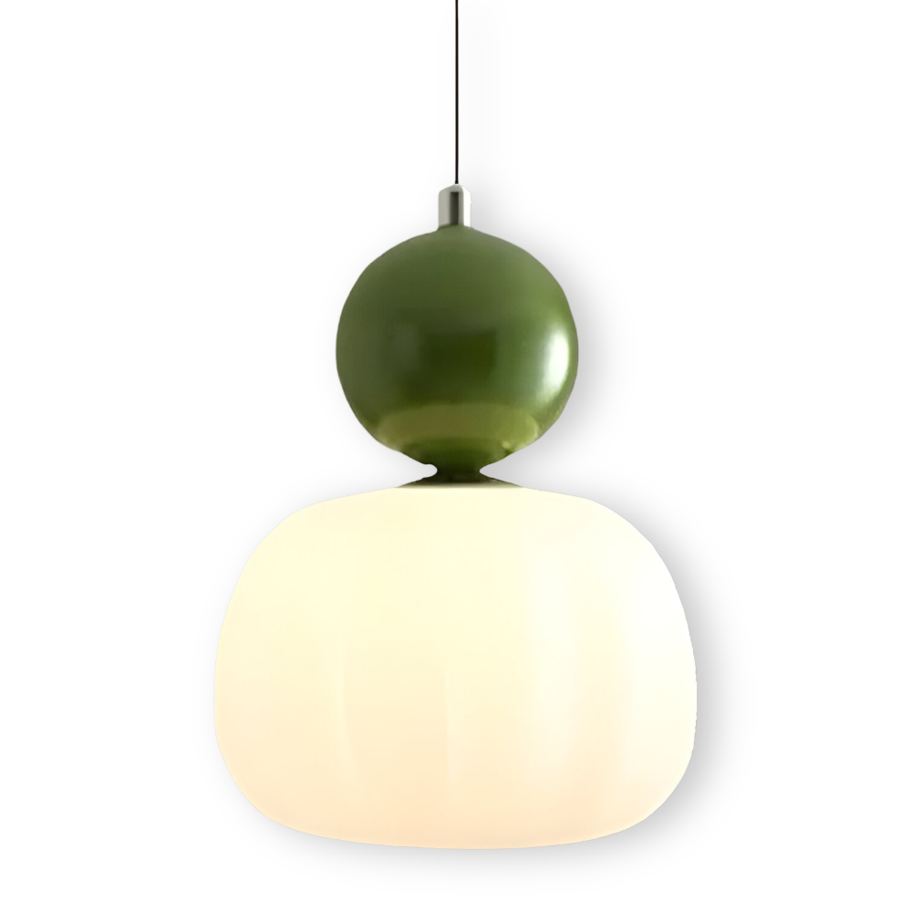 Crémura – Lampada a sospensione Art Deco classica in crema e metallo