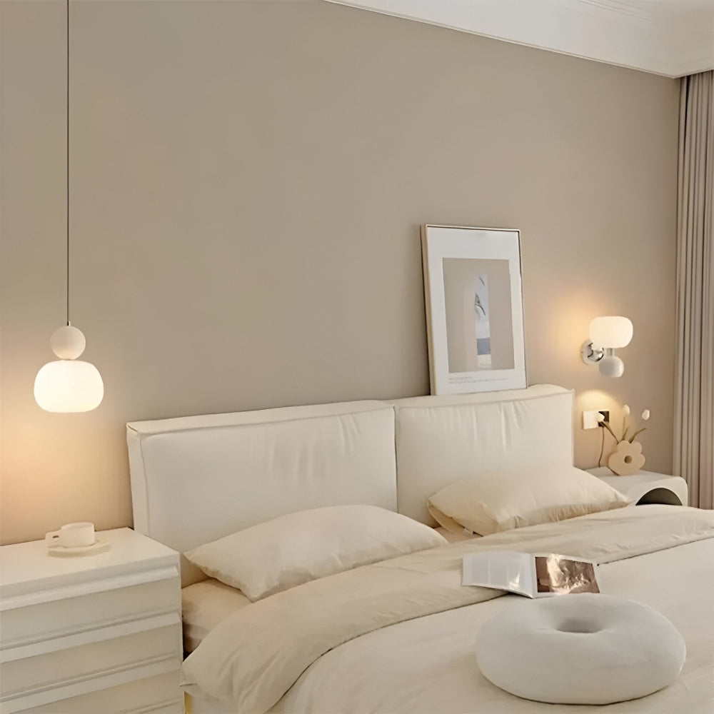 Crémura – Lampada a sospensione Art Deco classica in crema e metallo