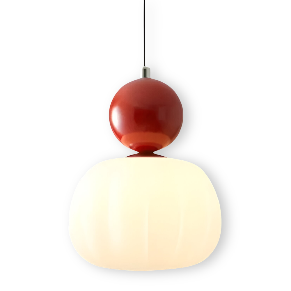 Crémura – Lampada a sospensione Art Deco classica in crema e metallo