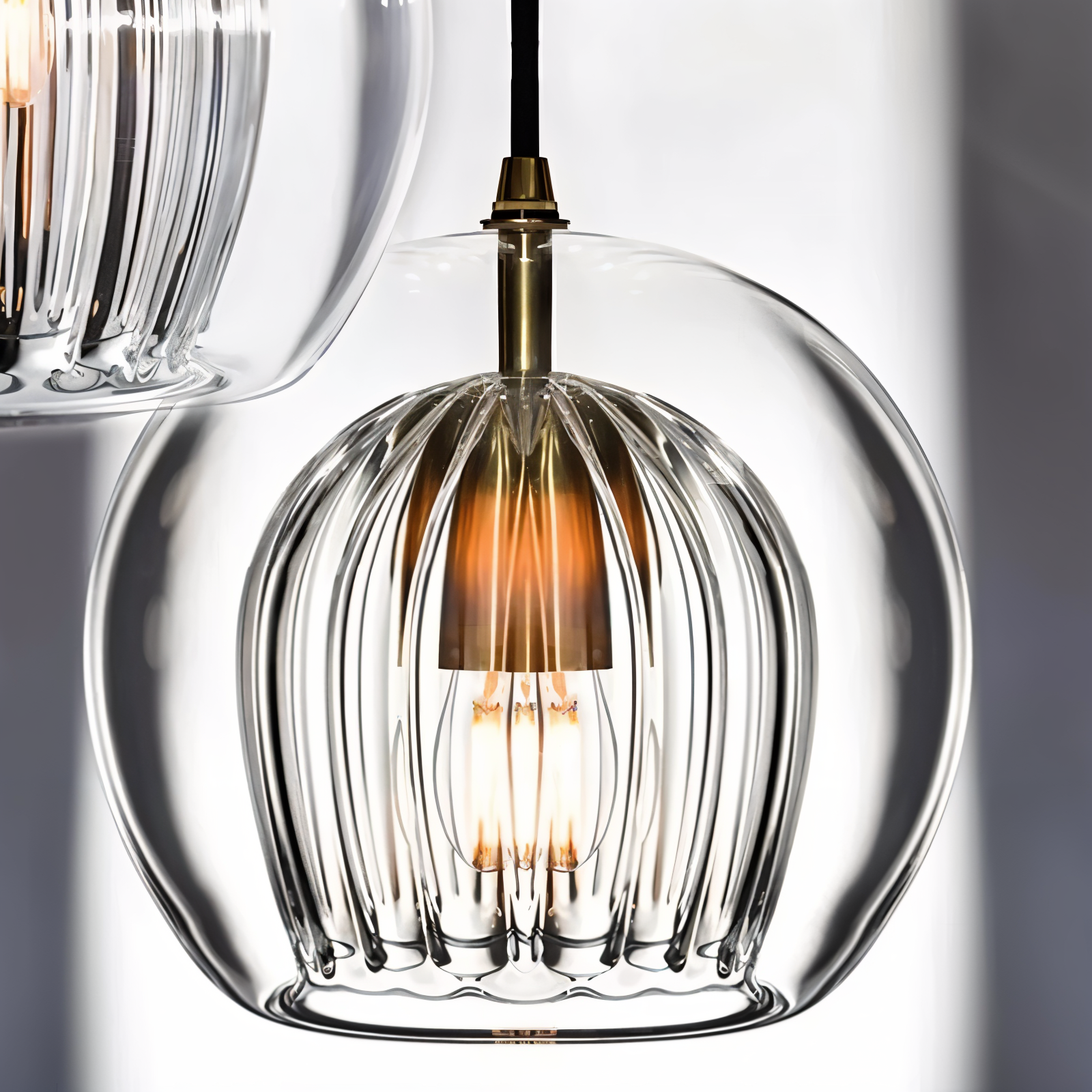 Clairvéa – Lampada a sospensione a forma di globo con eleganza vintage