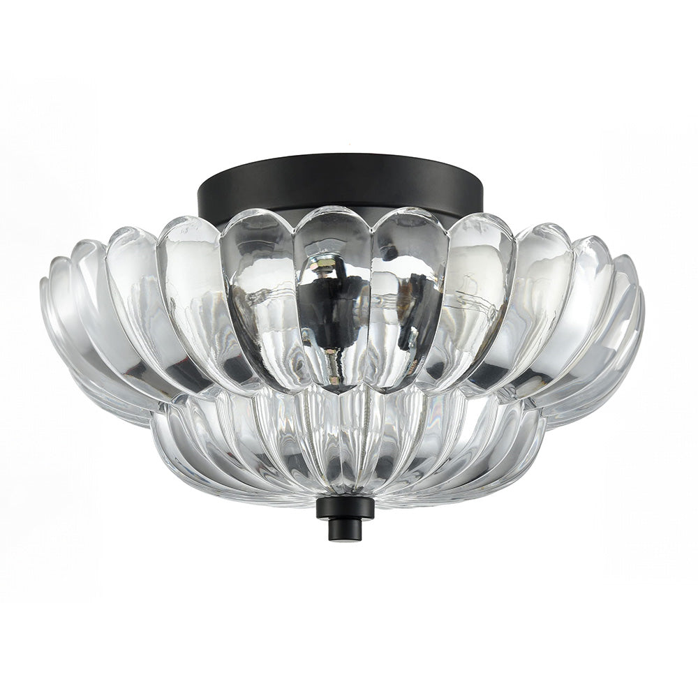 Amyra | Lampada da soffitto in vetro ambra vintage per soggiorno e camera da letto