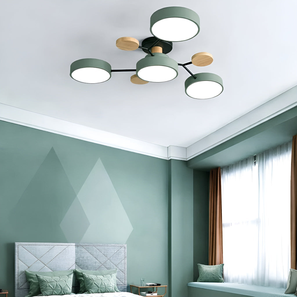 Orvexa – Lampada da soffitto LED moderna con design a più bracci per soggiorno e camera da letto