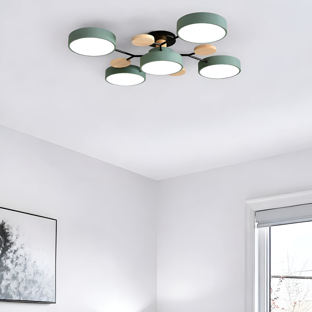 Orvexa – Lampada da soffitto LED moderna con design a più bracci per soggiorno e camera da letto