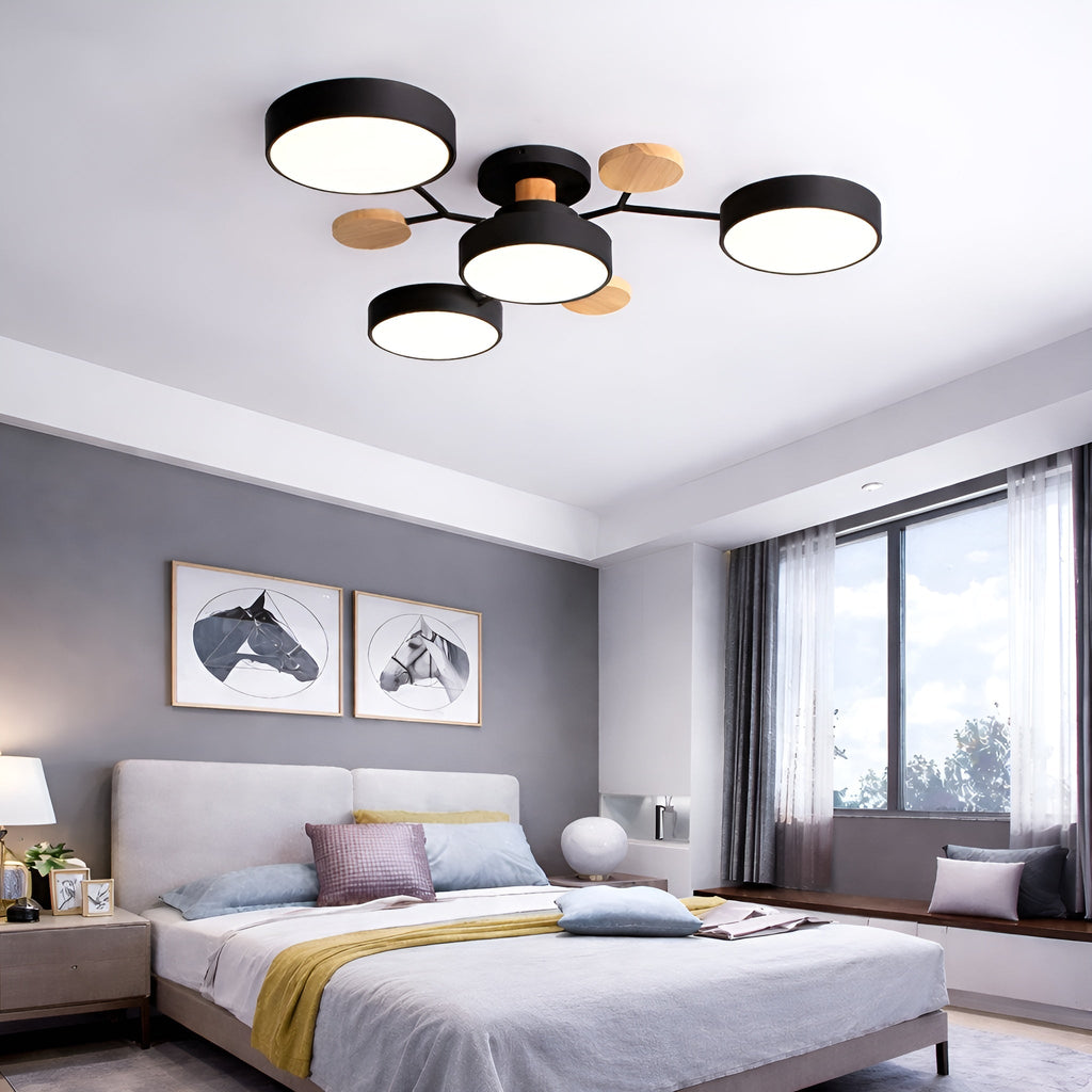 Orvexa – Lampada da soffitto LED moderna con design a più bracci per soggiorno e camera da letto