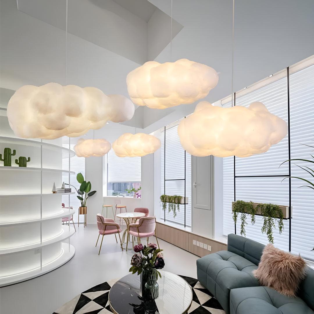Lampada a Sospensione a Forma di Nuvola per Asilo e Stanza dei Bambini
