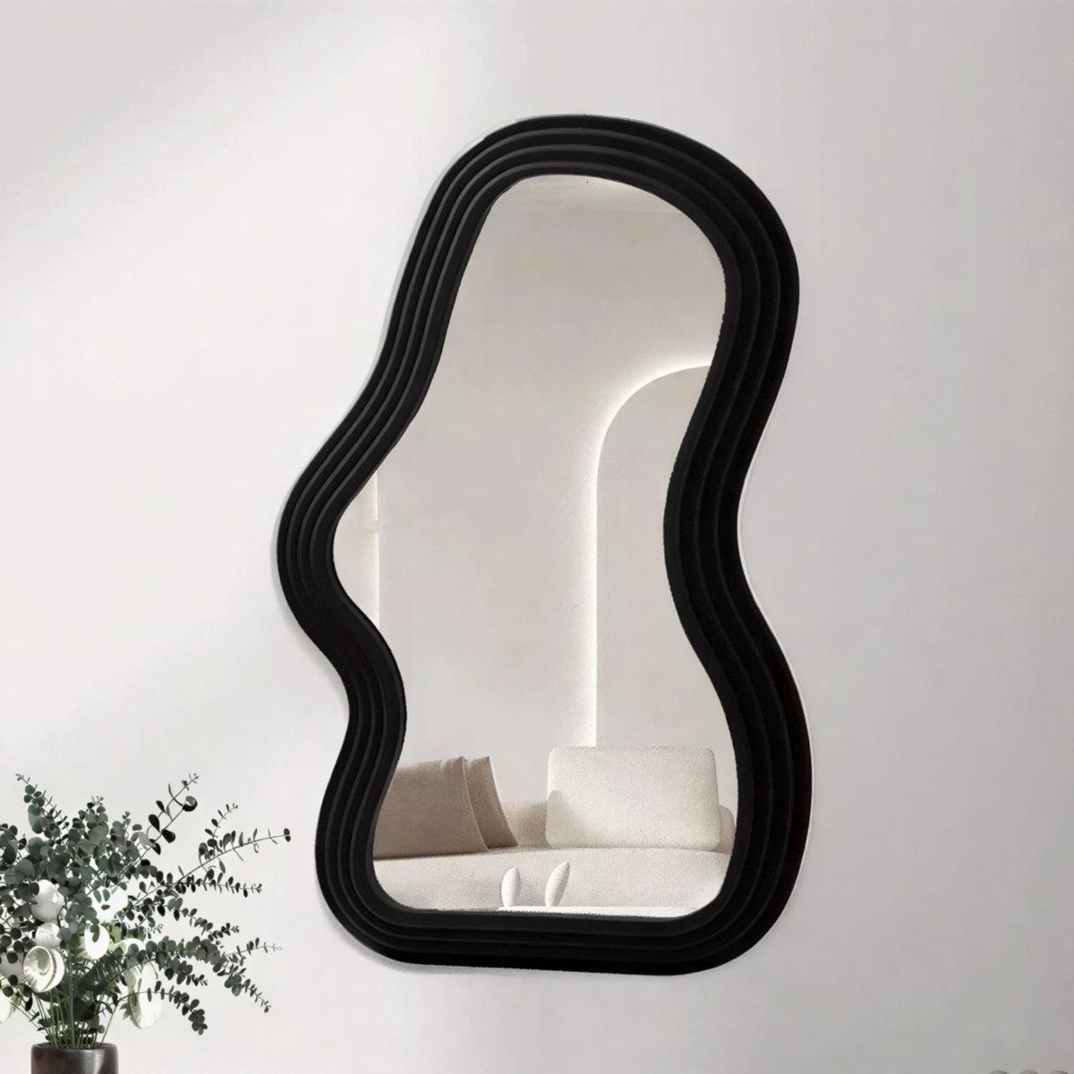 Specchio a Muro a Forma di Nuvola per Accento Decorativo
