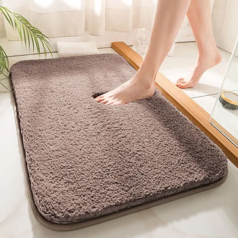 Tappetino da bagno di lusso super spesso con superficie ultra morbida e parte inferiore antiscivolo