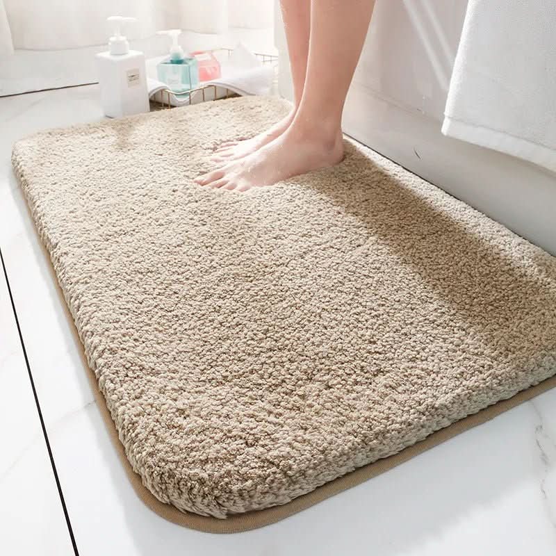 Tappetino da bagno di lusso super spesso con superficie ultra morbida e parte inferiore antiscivolo