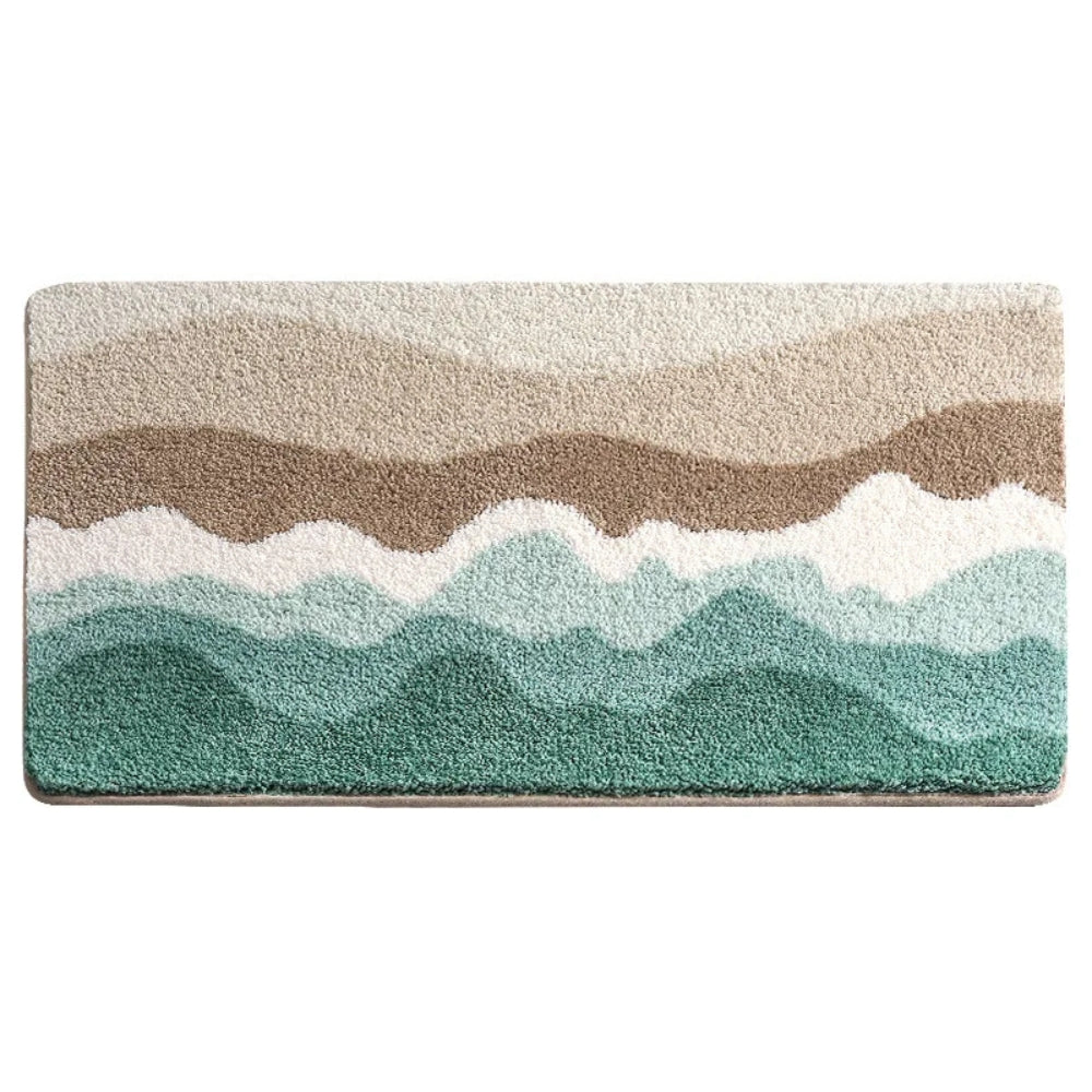 Tappetino da Bagno Assorbente Antiscivolo Coastal Wave