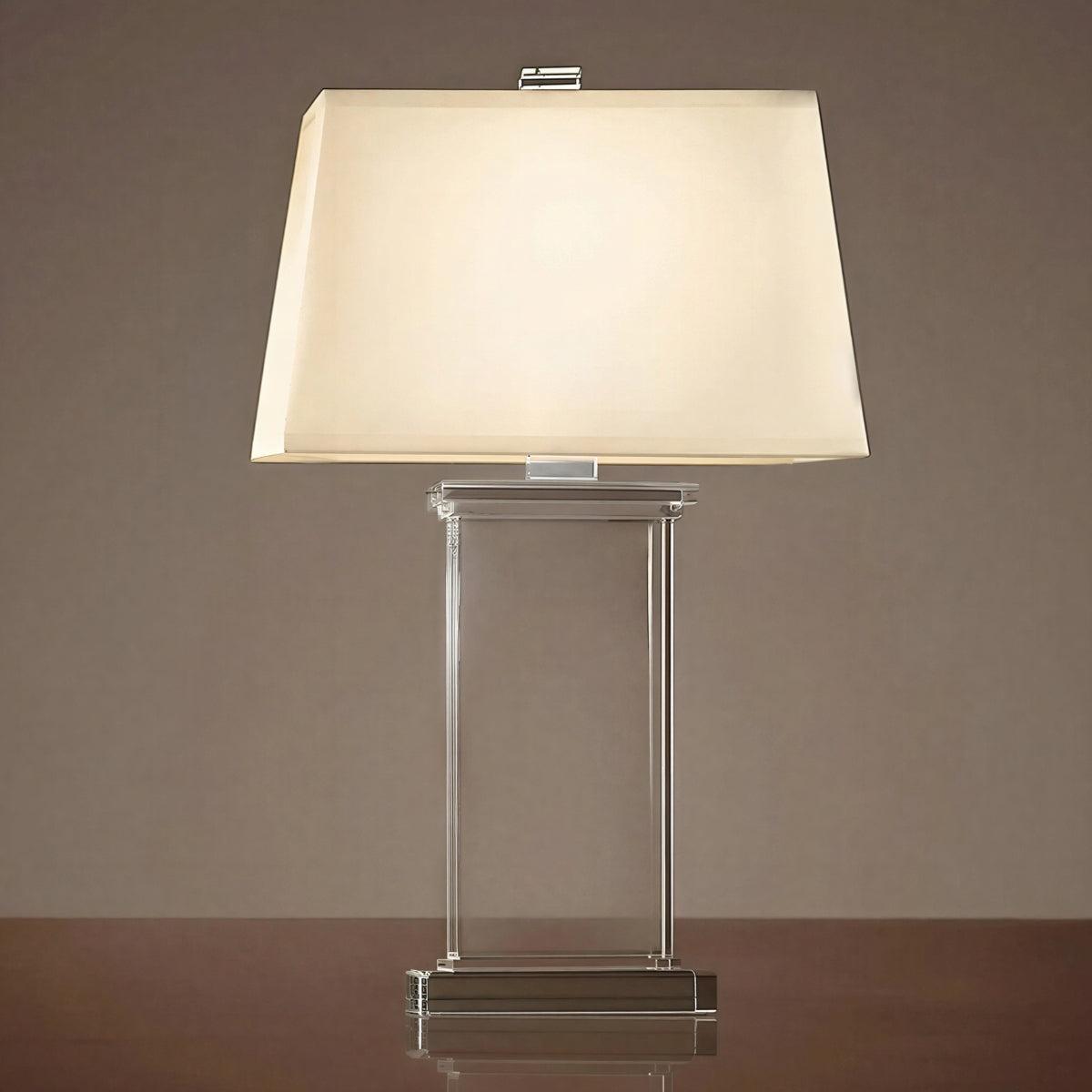 Lampada da Tavolo Contemporanea con Design di Illuminazione Rettangolare