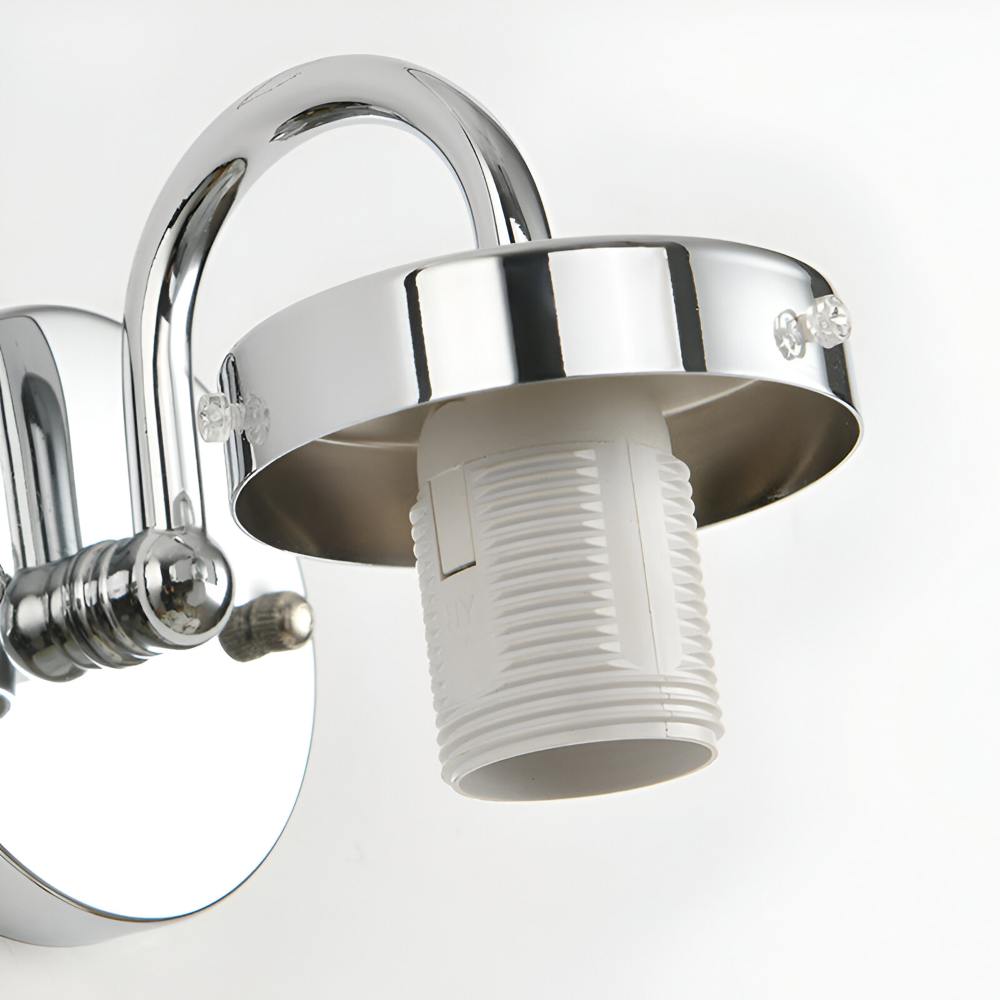 GlowSphere – Lampada da parete in vetro striato a forma di sfera moderna