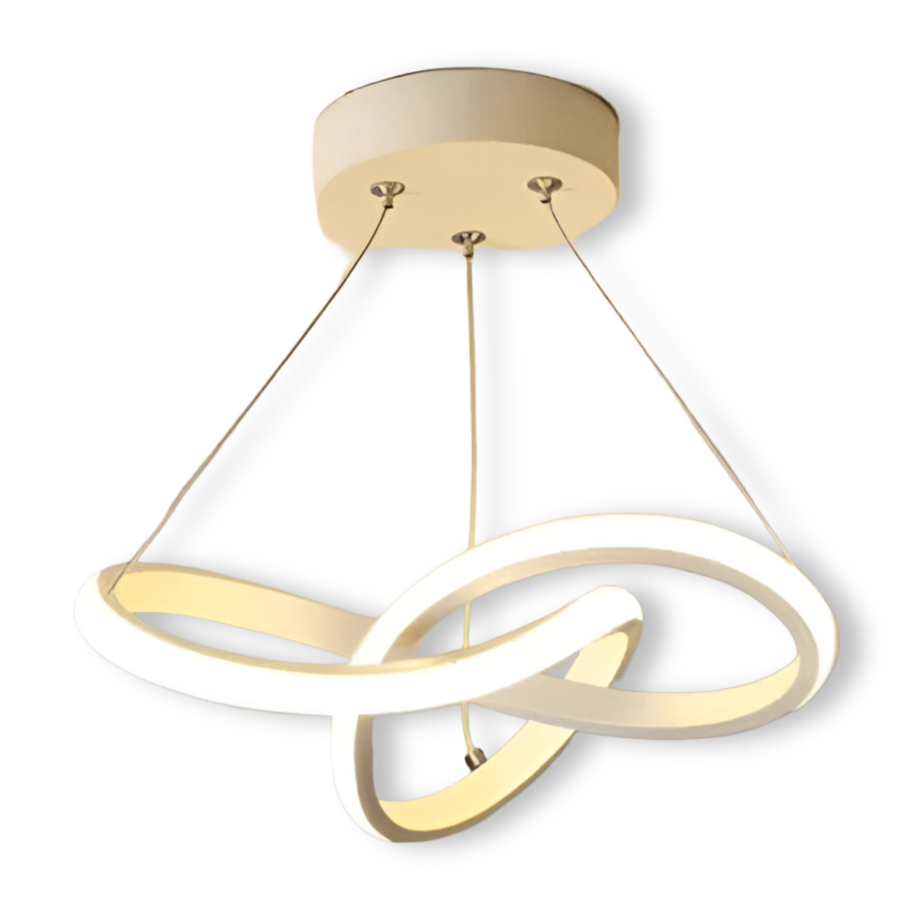 Spirallume – Lampada a soffitto LED moderna con design scultoreo a spirale