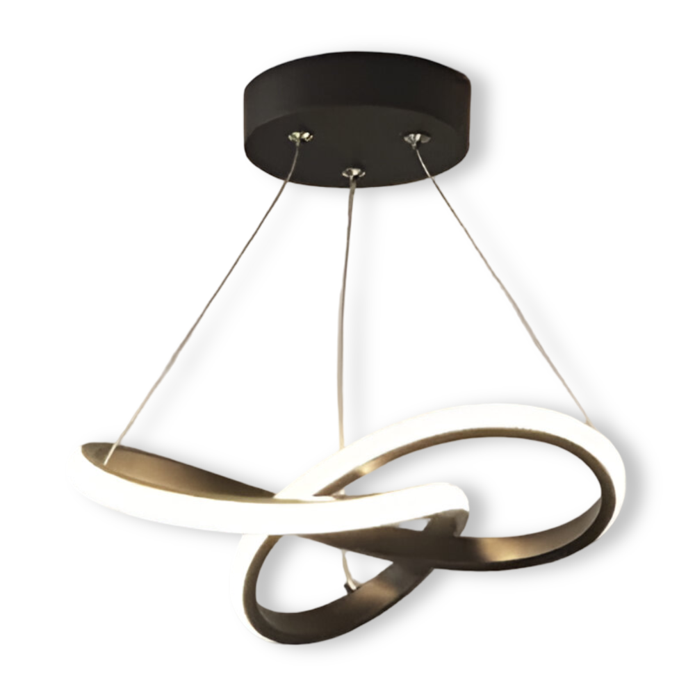 Spirallume – Lampada a soffitto LED moderna con design scultoreo a spirale