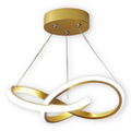 Spirallume – Lampada a soffitto LED moderna con design scultoreo a spirale