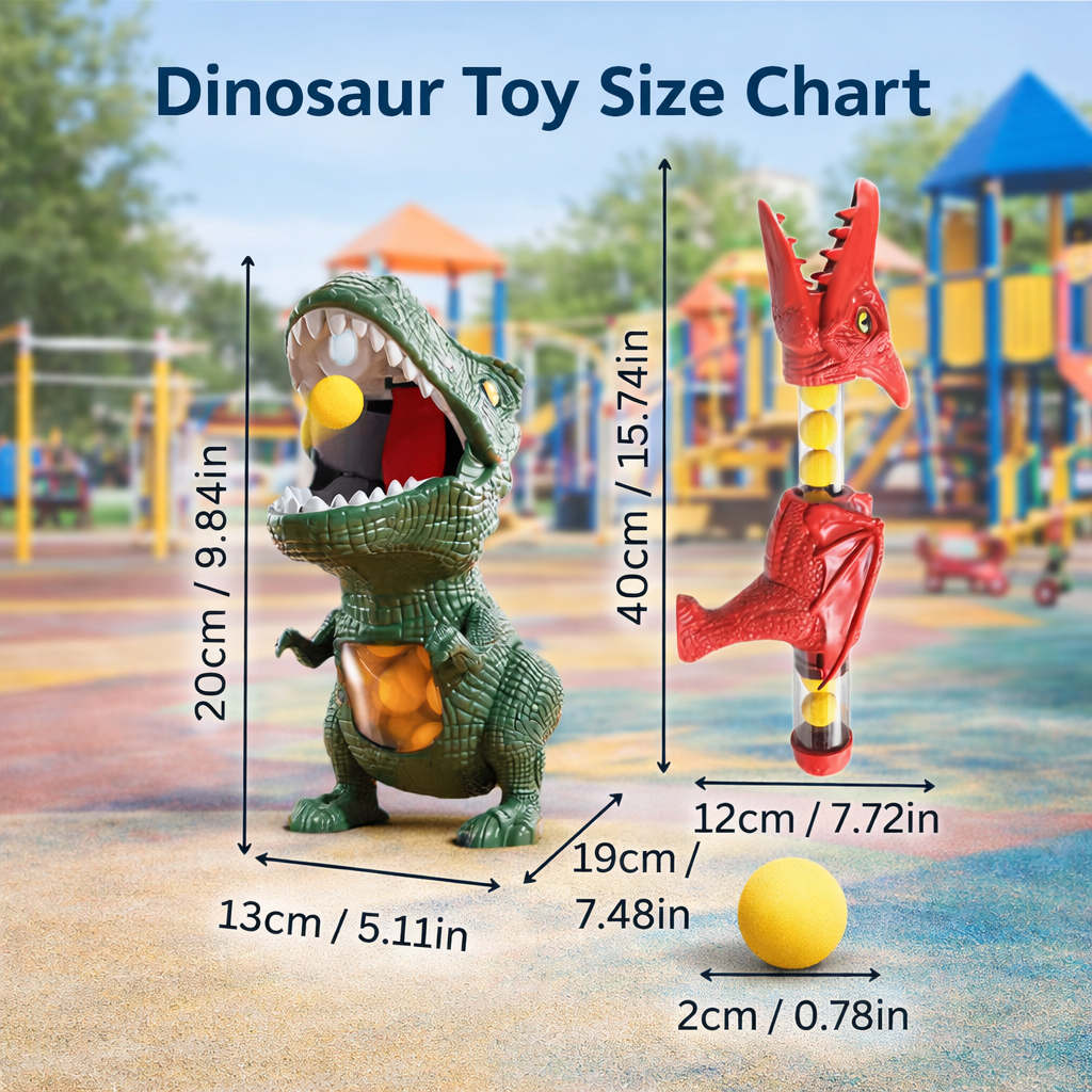 DINOAIM – Gioco di tiro con dinosauri – Divertimento e allenamento al bersaglio per bambini