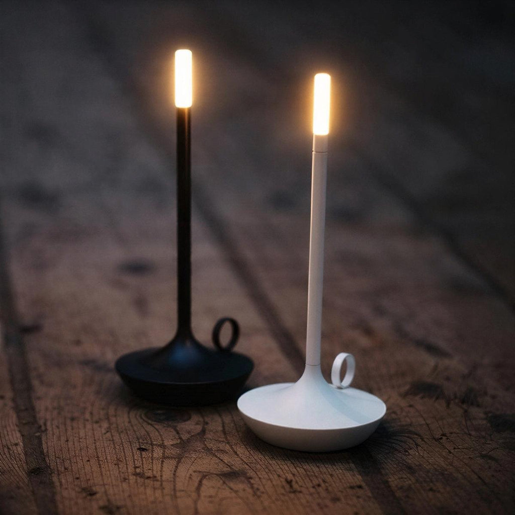 Lampada da Tavolo Cordless con Fiamma Dimmerabile a Batteria per Ristoranti