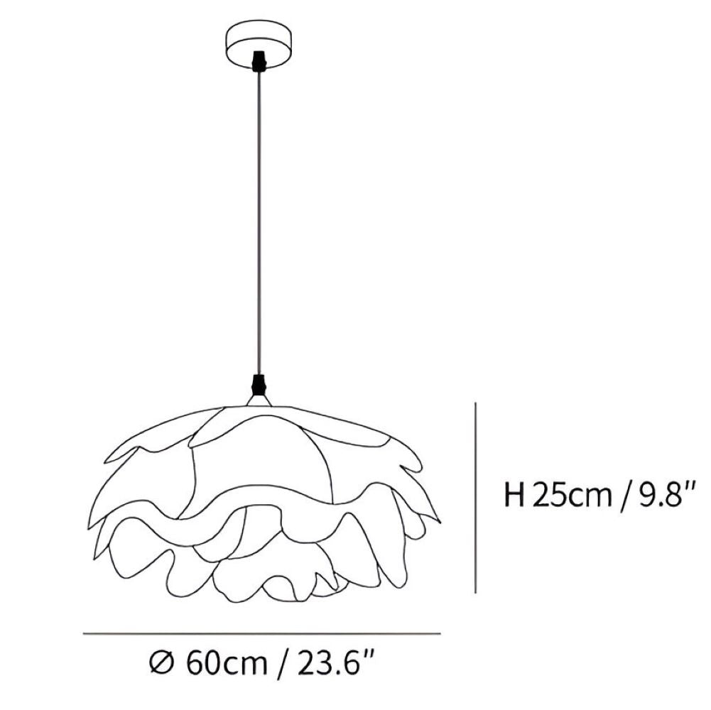 Florania – Lampada a Soffitto Design con Forma Simile a Petali di Fiore