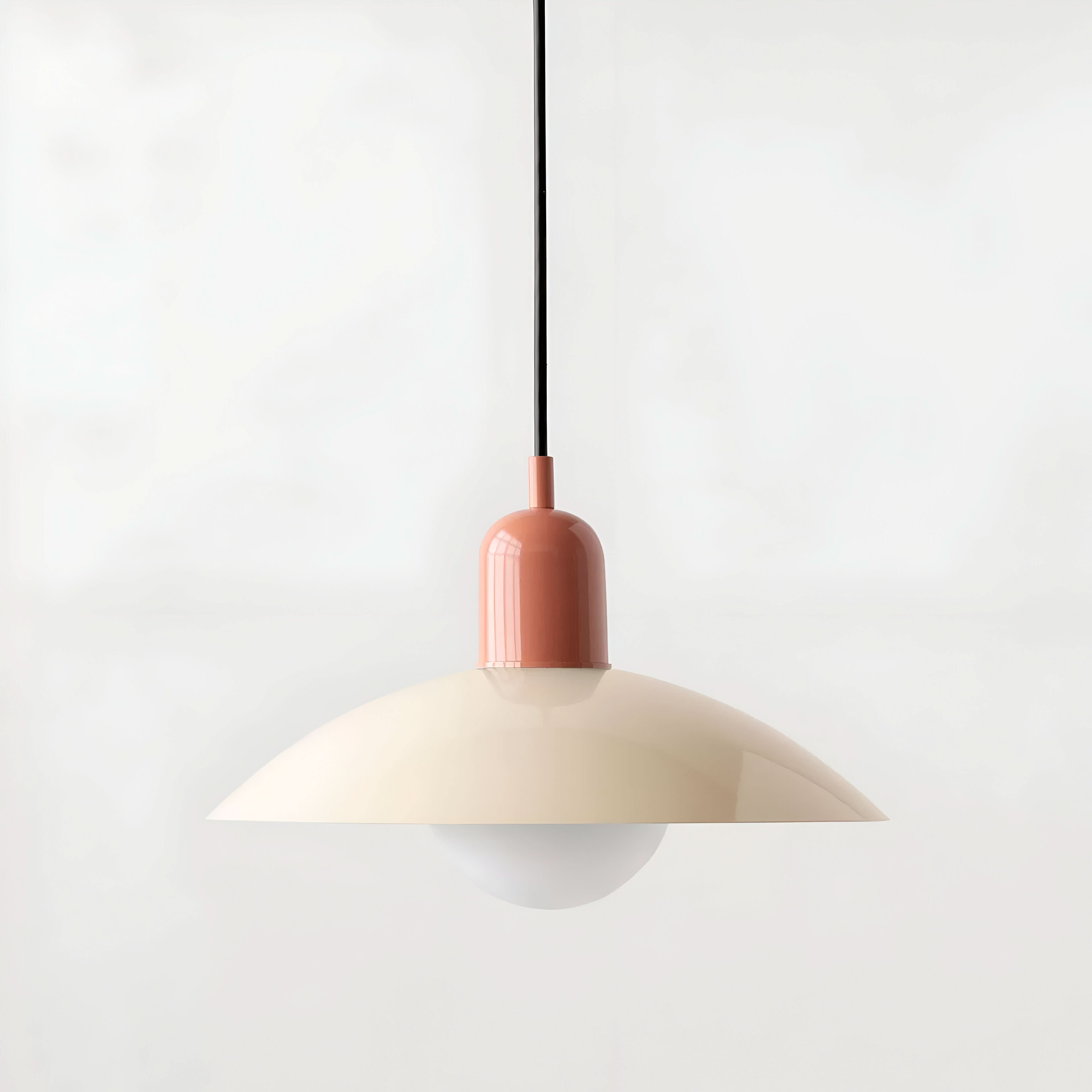 Lampada a Sospensione Modern Macaron Bauhaus – Ombra in Ferro