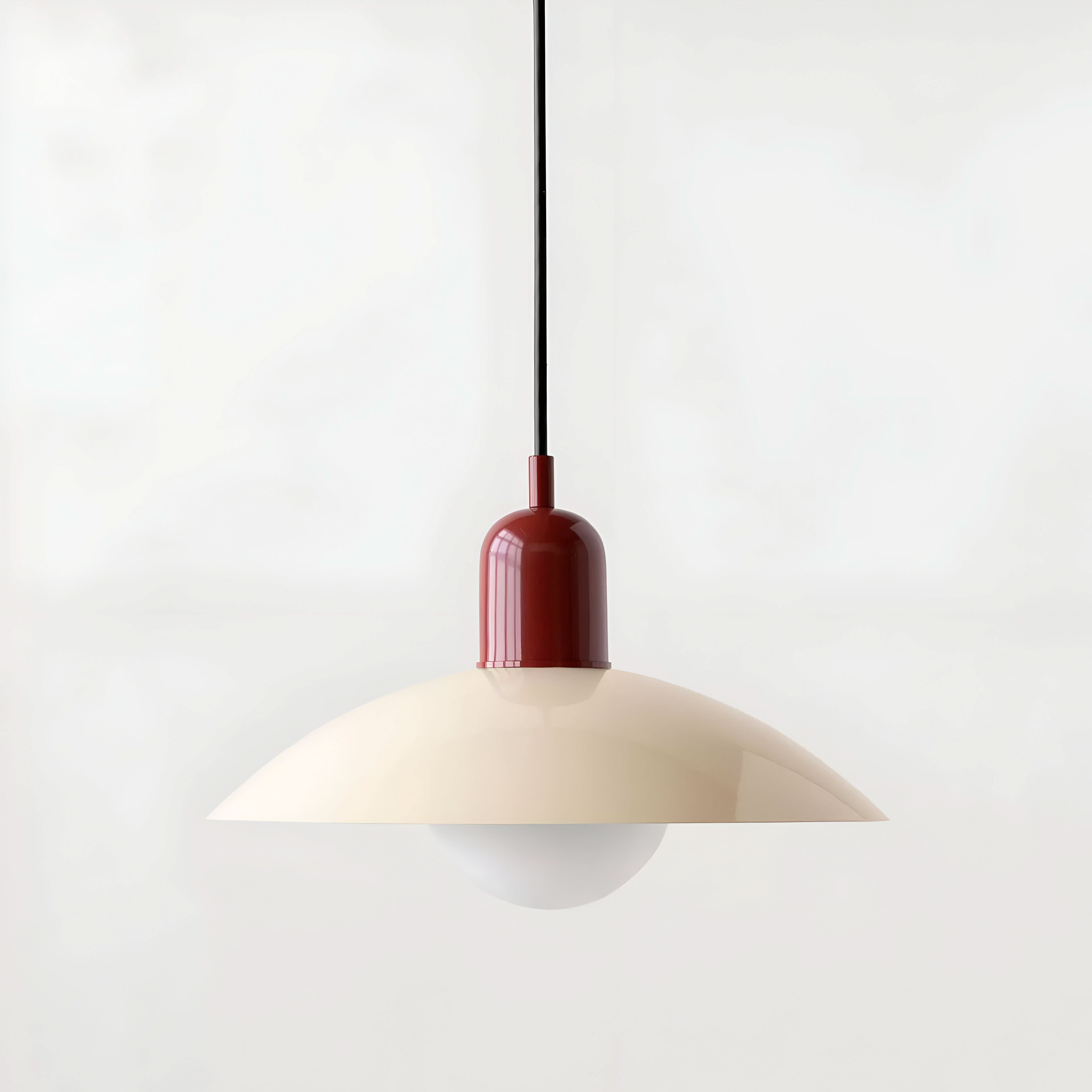 Lampada a Sospensione Modern Macaron Bauhaus – Ombra in Ferro