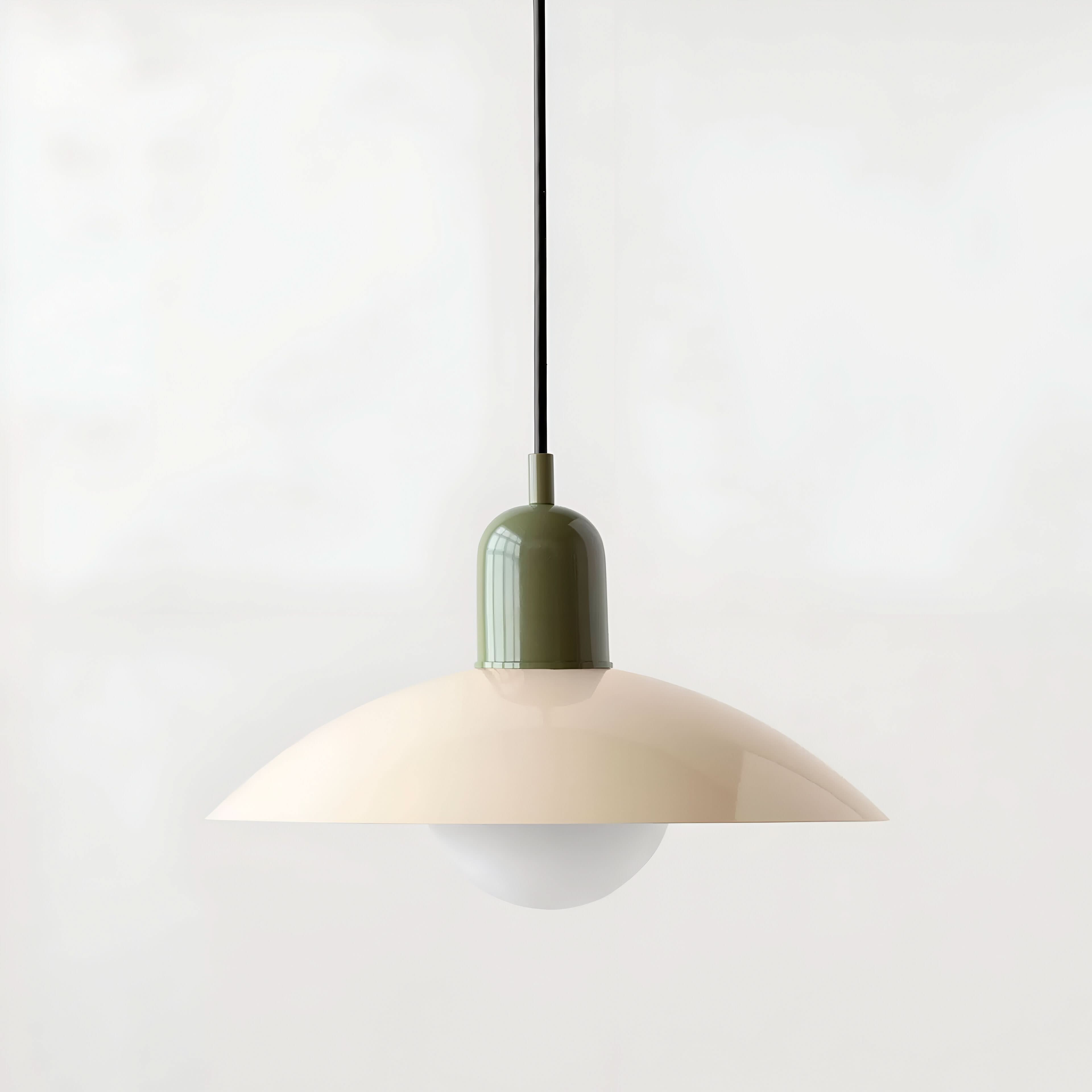 Lampada a Sospensione Modern Macaron Bauhaus – Ombra in Ferro