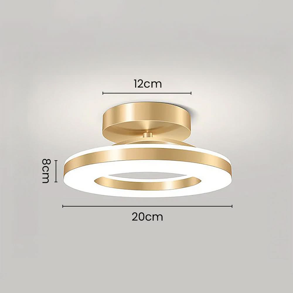 ZAYNO Lampada da Soffitto LED Nera – Moderno Montaggio a Scomparsa