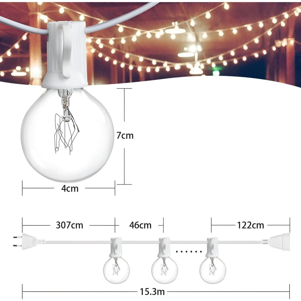 FairyFlicker Catene di Luci - Illuminazione di Terrazze Lussuosa con Protezione Impermeabile | Karnz