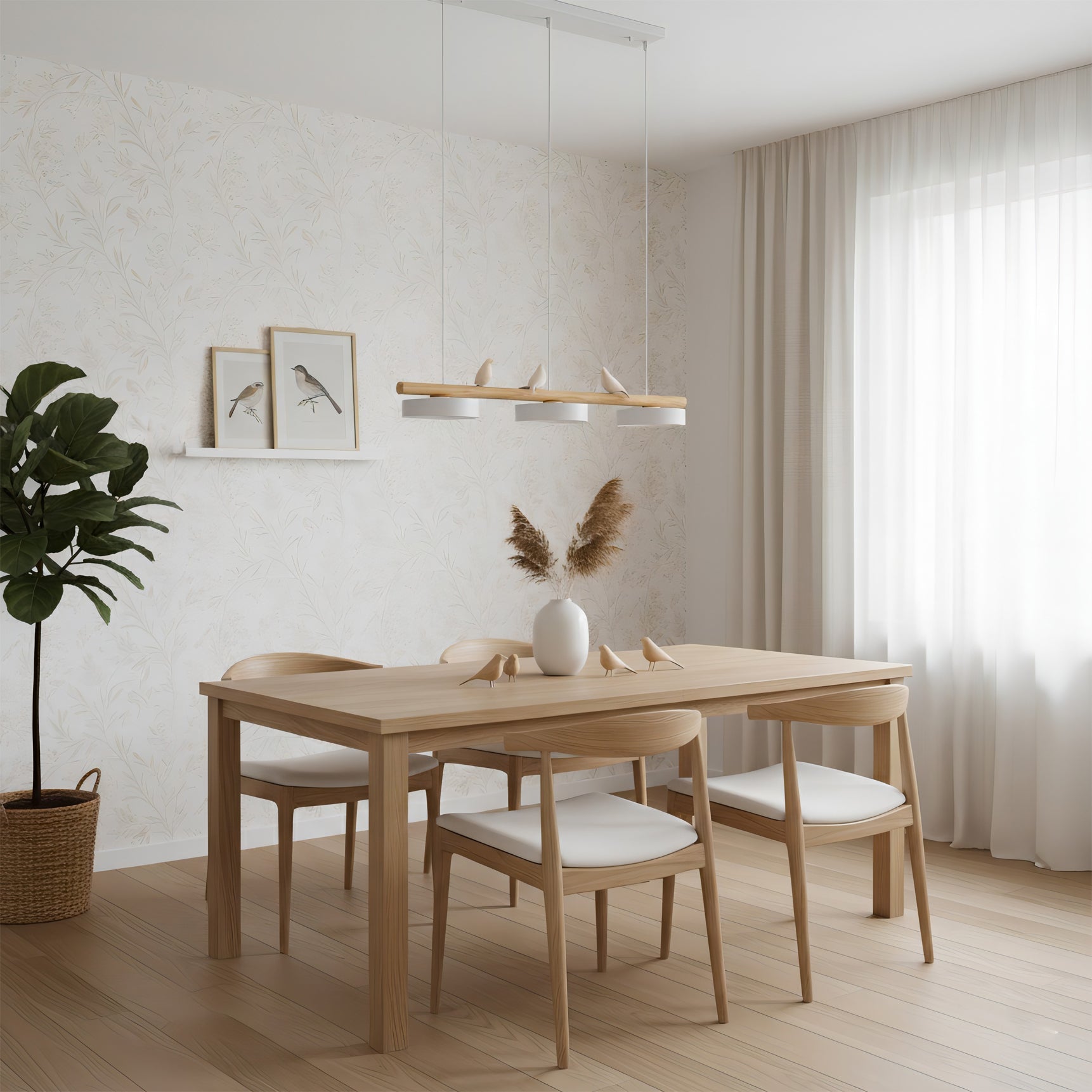 Calyra | Lampada a sospensione artistica a forma di uccello con design scultoreo e illuminazione LED moderna